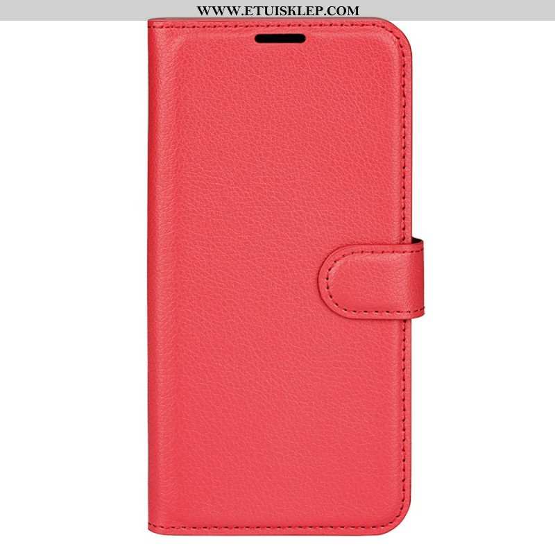 Etui Folio do Xiaomi 13 Klasyczna Sztuczna Skóra Liczi